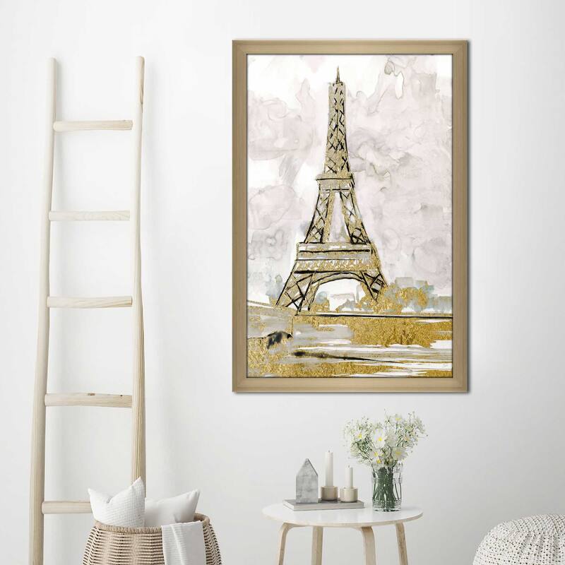 "Eiffel Tower Glitz" by Nan Print on Acrylic