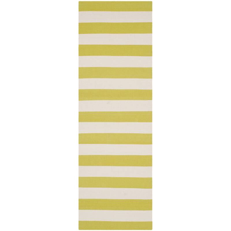 SAFAVIEH Handmade Montauk Caspian Stripe Cotton Flatweave Rug