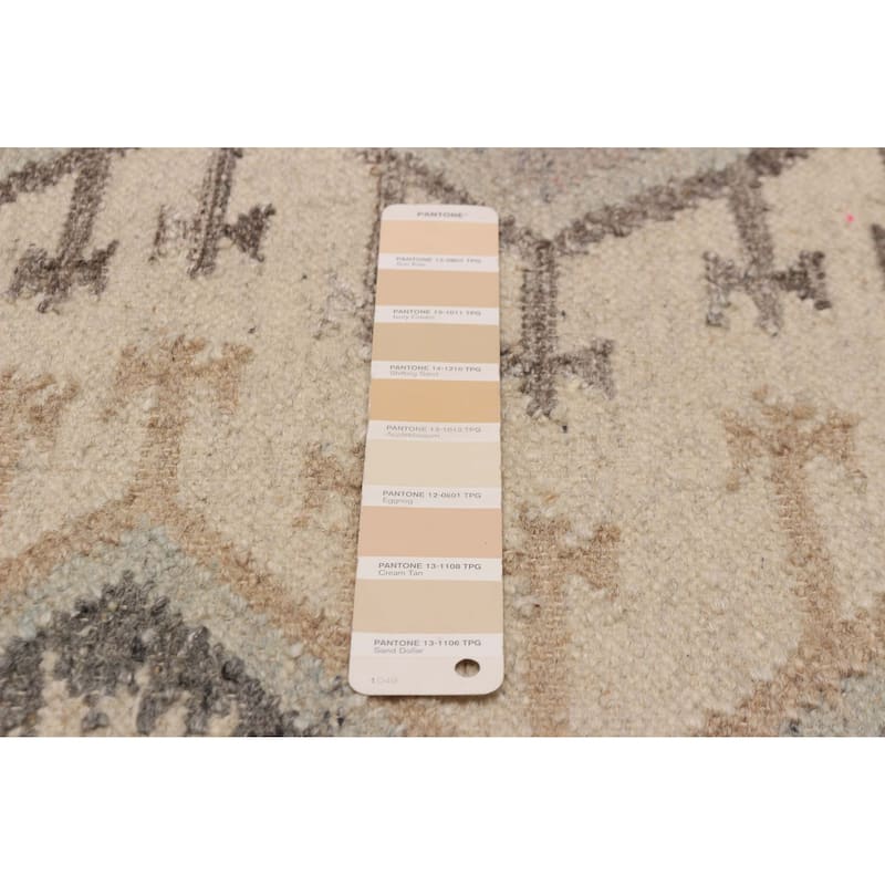 Ankara FW Cream Kilim 5'1" x 8'2" - 5'1 x 8'2