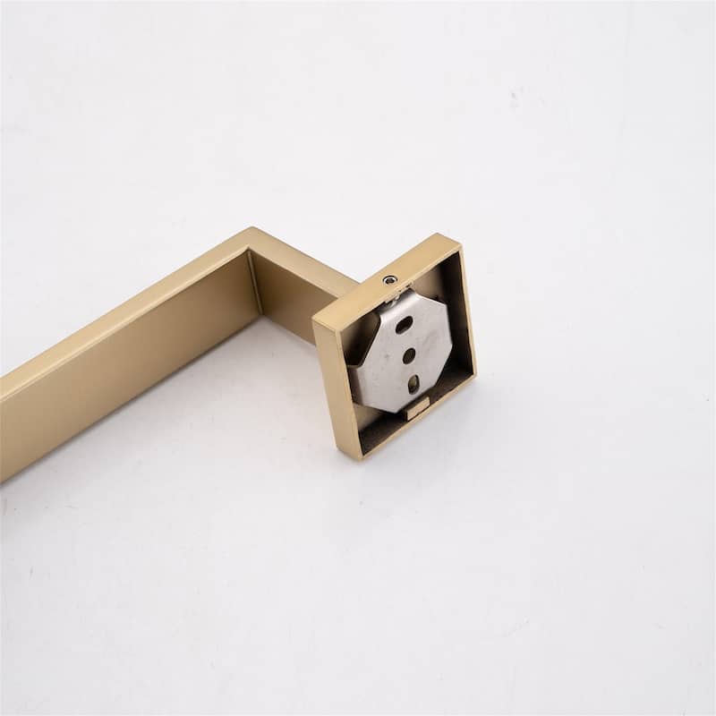 Wall Mount 4 Piece Bathroom Hardware Set Brushed Gold Bathroom Accessories Set Stainless Steel Towel Holder Bar Set