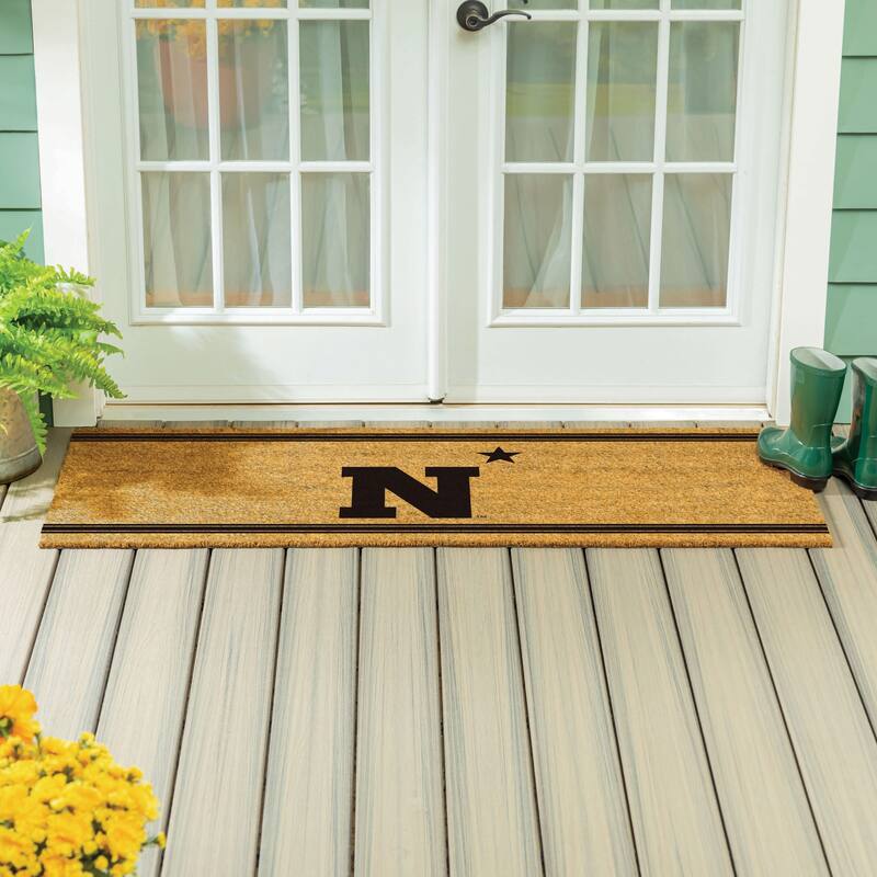 US Naval Academy Monochrome Indoor/Outdoor Coir Door Mat