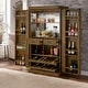 preview thumbnail 3 of 28, NoMad Bar Wine Storage Cabinet with Keys and LED Lights by iNSPIRE Q Classic