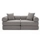 preview thumbnail 13 of 17, Modular Corduroy Convertible Sofa Bed for Small Apartments