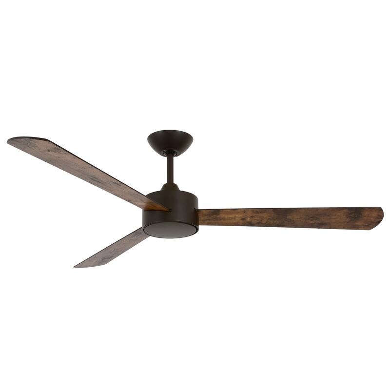 Lucci Air Climate III 52-inch DC Ceiling Fan - Oil Rubbed Bronze and Dark Koa
