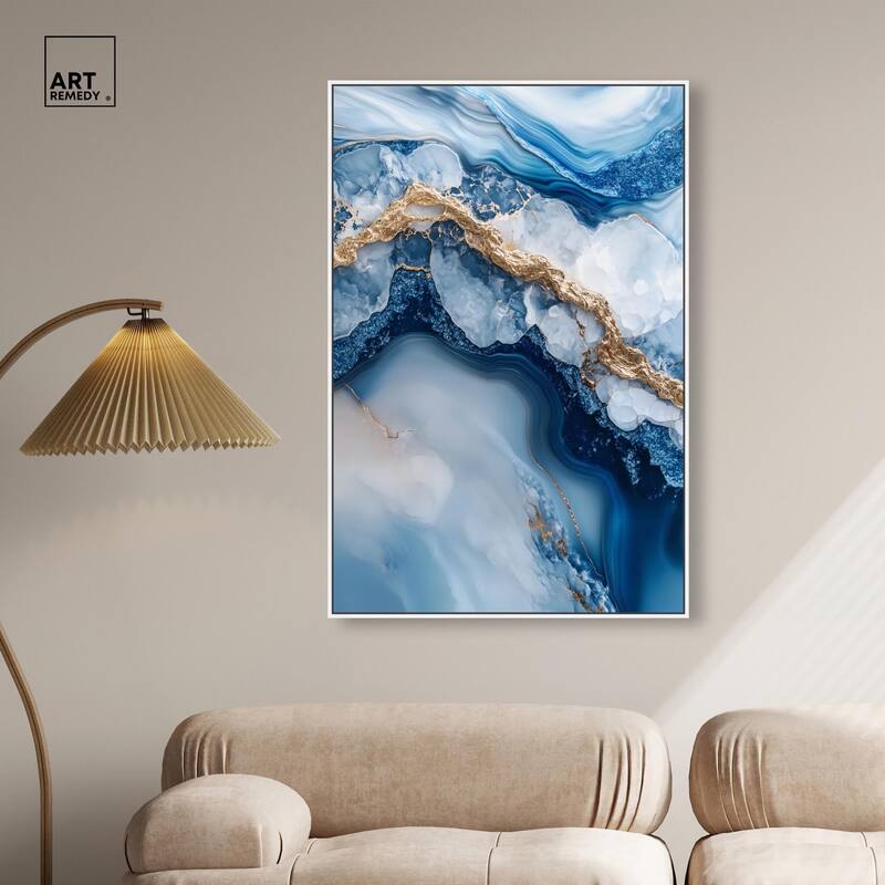 Molten Topaz II Canvas by Art Remedy