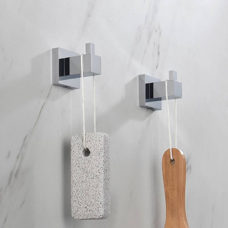 Cube 4-Piece Bathroom Hardware Set