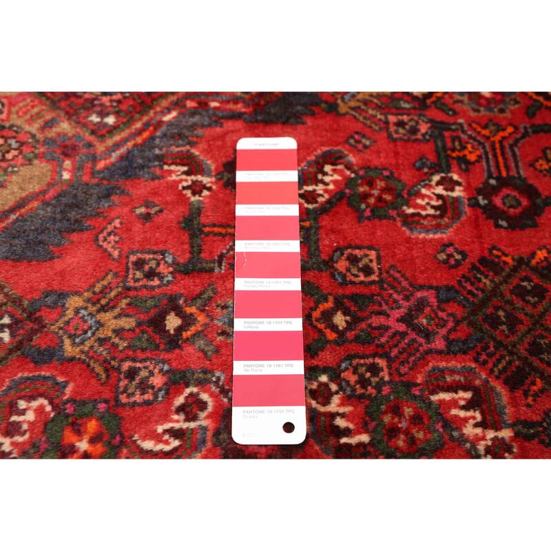 ECARPETGALLERY Hand-knotted Andelz Red Wool Rug - 3'4 x 5'0