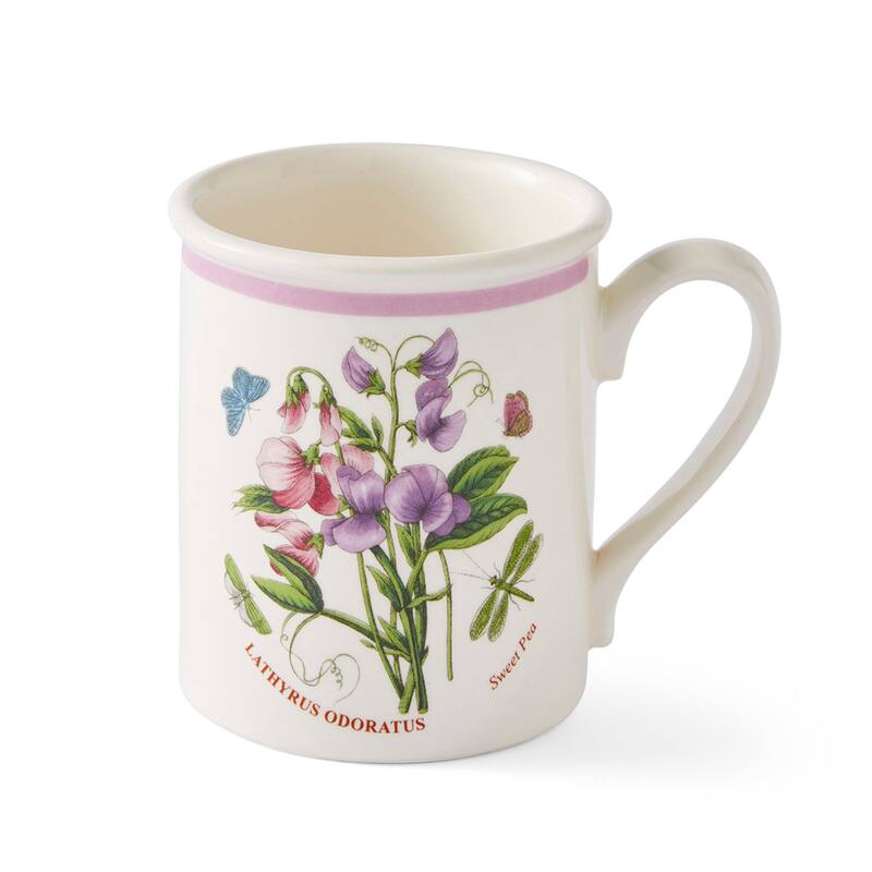 Portmeirion Botanic Garden Set of 6 Meadow Breakfast Mugs - 8.5 oz