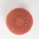 preview thumbnail 29 of 62, Moro Handcrafted Modern Cotton Pouf by Christopher Knight Home