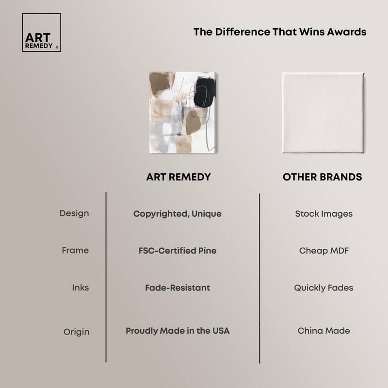 Contemporary Canvas I Canvas by Art Remedy, Gallery Wrapped