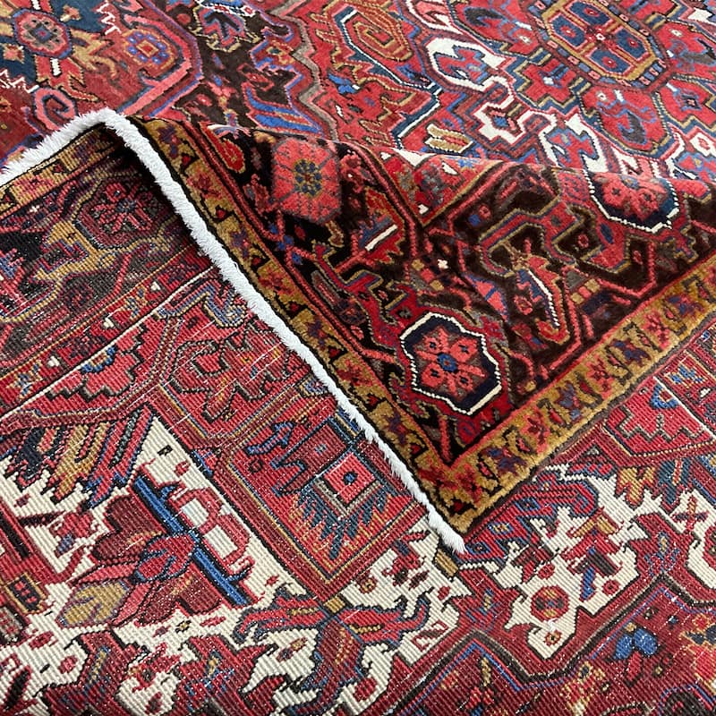 HERAT ORIENTAL Handmade Fine Heriz Rug - 8'10" x 11'1"