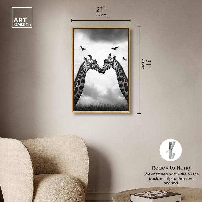 Giants in Love II Canvas by Art Remedy