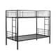 preview thumbnail 3 of 5, Metal Bunk Bed Twin Over Twin
