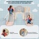 preview thumbnail 39 of 43, 7 in 1 Toddler Slide Playset, Kids Climbers Playground with Double Slides, Arch Tunnel, Ring Toss and Basketball Hoop