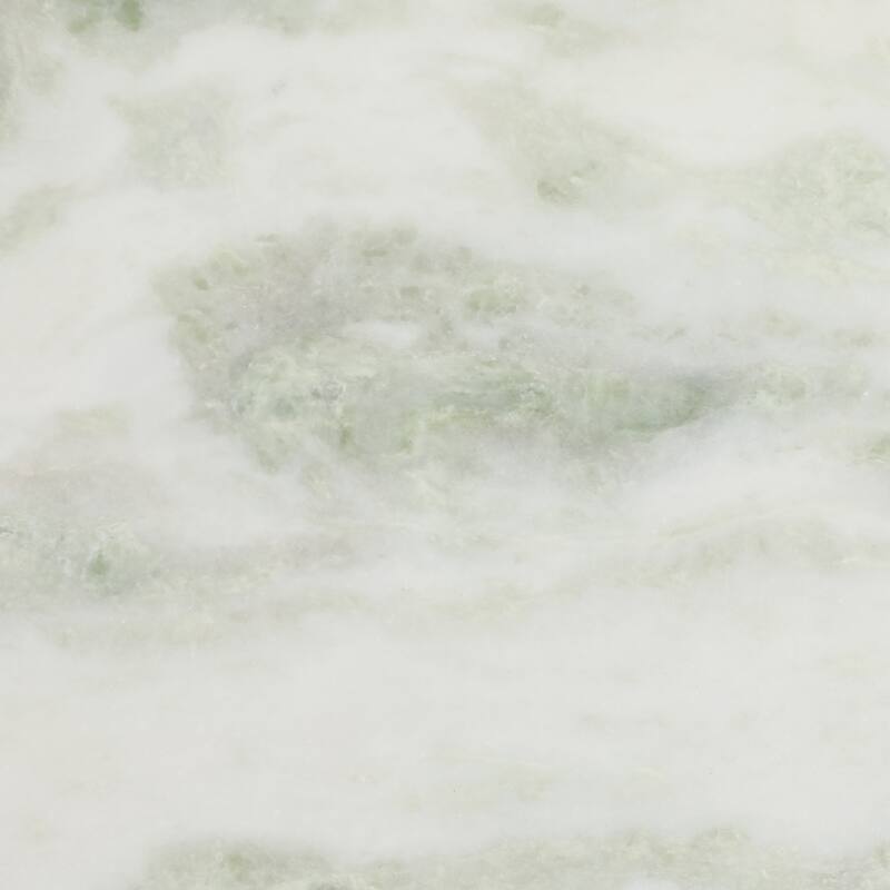 Marble Accent Table Modern Sculptural Architectural Split-Base Design