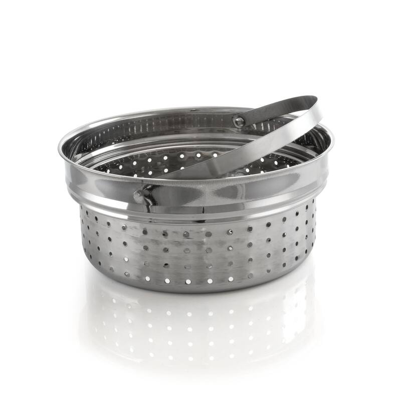 Stainless Steel Cookware 9 Piece Set in Silver and Bronze