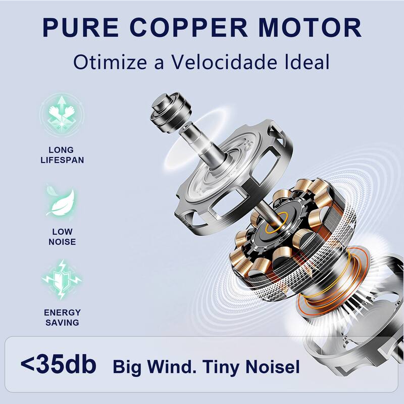 42" Ceiling Fan with Light, Remote Control, Dimmable LED, 6-Speed Quiet DC Motor