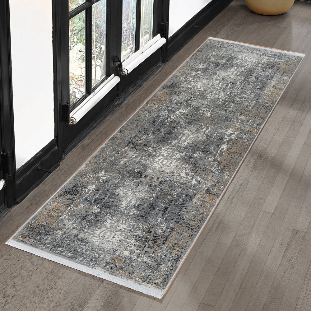 Gertmenian Florance Opulent Traditional/ Modern/ Casual Viscose Acrylic Woven Indoor Quality Area Rug Collection