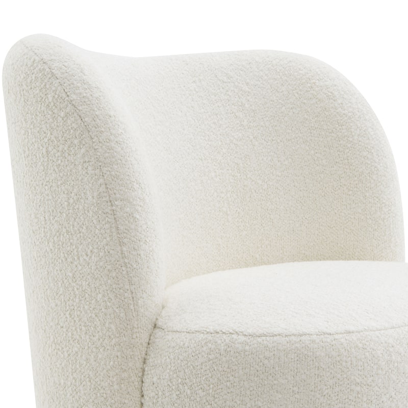Furniture of America Velra Modern 28-inch Boucle Wing Accent Chair