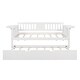 preview thumbnail 20 of 72, Elegant Design Daybed with Trundle Bed, Wooden Sofa Bed for Bedroom Living Room, Wood Platform Bed Frame for Kids Teens Guests