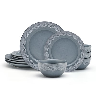 Pfaltzgraff Valerie 12-Piece Dinnerware Set, Service for 4