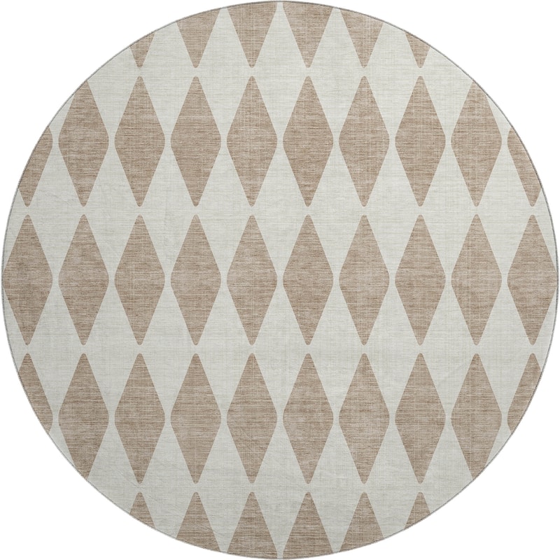Premium Washable Super Soft Modern Diamond Mayfield Rug
