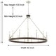 preview thumbnail 50 of 80, None 15 Light 40 In Modern Farmhouse Wagon Wheel Chandelier-UL