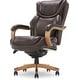 preview thumbnail 17 of 32, La-Z-Boy Harnett Big and Tall Executive Office Chair with Comfort Core Cushions, Ergonomic High-Back Chair with Solid Wood Arms