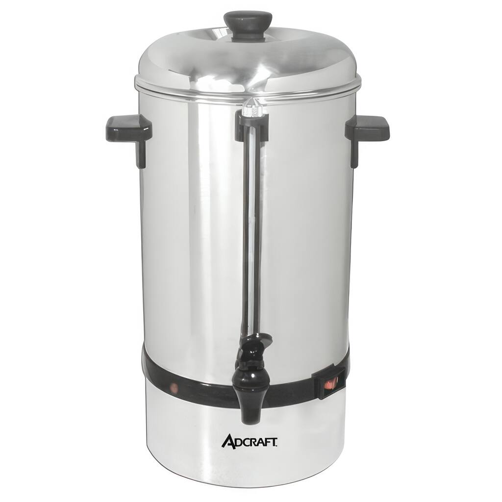 Adcraft Commercial Coffee Percolator in Stainless Steel