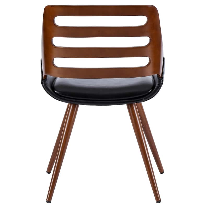 NPD Furniture Shelton Faux Leather Bamboo Chair