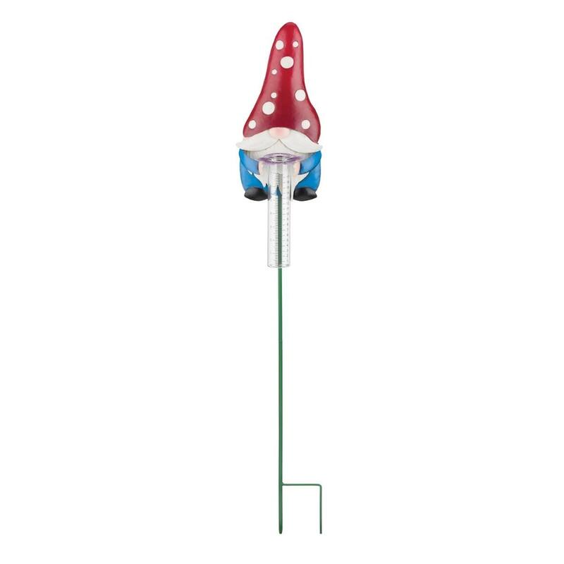 Gnome Rain Gauge - Mushroom