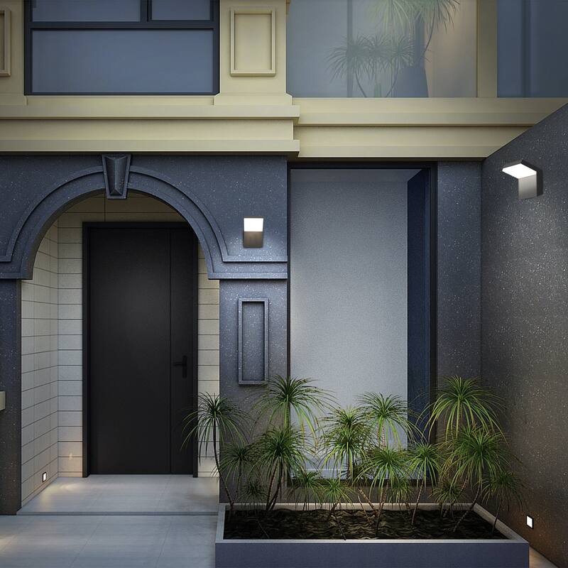 Wall Light Outdoor LED Wall Mount Lamp Modern Wall Sconce Lighting Lantern Fixture Aluminum Lights IP65 Waterproof