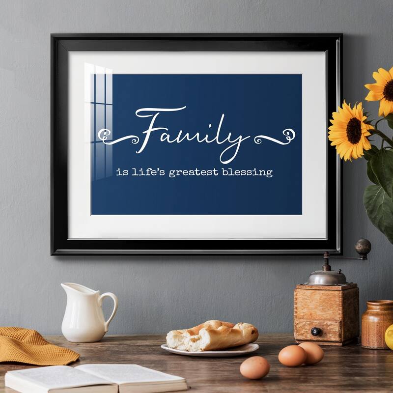 Family Greatest Blessing Premium Framed Print - Ready to Hang