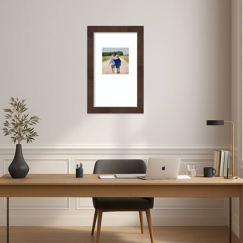 Wildwood Brown Narrow Framed Picture Frame, Photo Frame