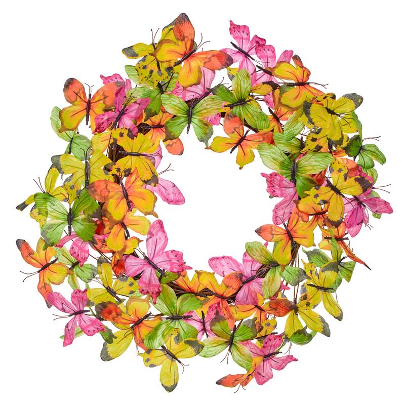 20" Butterfly Wreath
