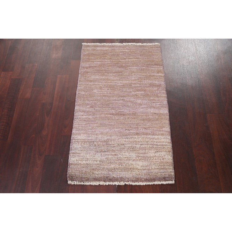 Gabbeh Kashkoli Oriental Contemporary Area Rug Handmade Wool Carpet - 2'1" x 3'5"