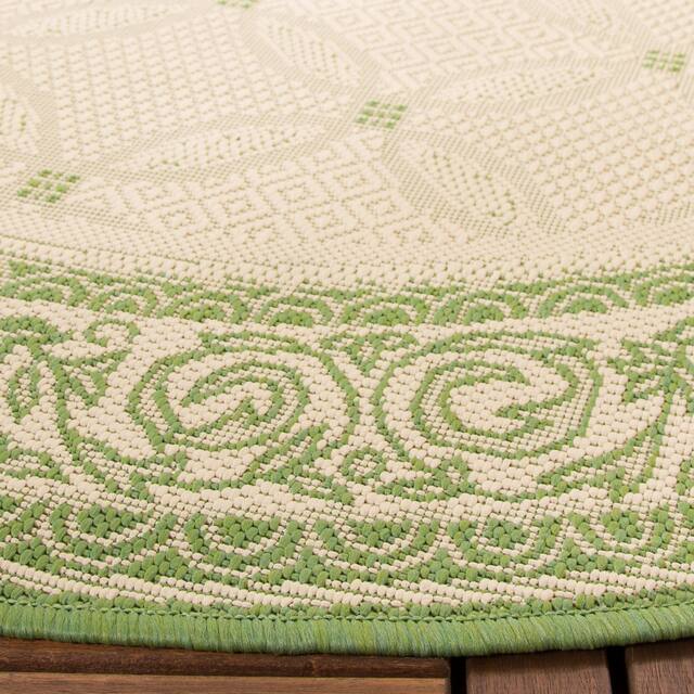 SAFAVIEH Courtyard Laurene Waterproof Patio Backyard Rug
