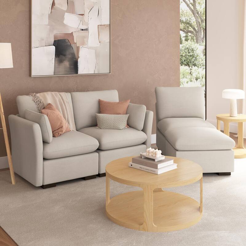 Bush Home Sienna Modular 3-Seater Reversible Chaise Sectional