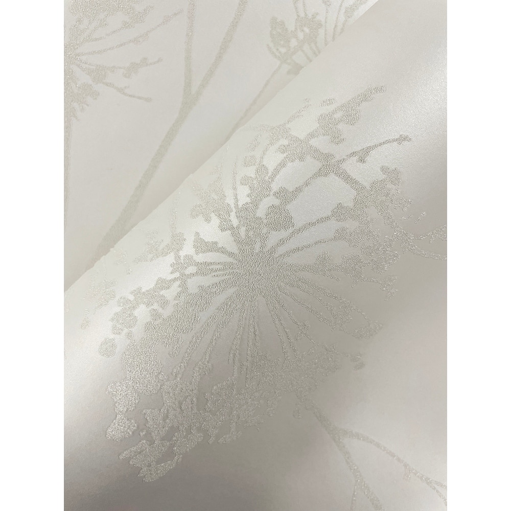 Seabrook Designs Wild Grass Glass Beaded Unpasted Wallpaper