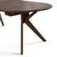 preview thumbnail 6 of 11, Furniture of America Abigail V Mid-Century Modern Walnut Handfinished Extendable 79-inch Dining Table with Butterfly Leaf