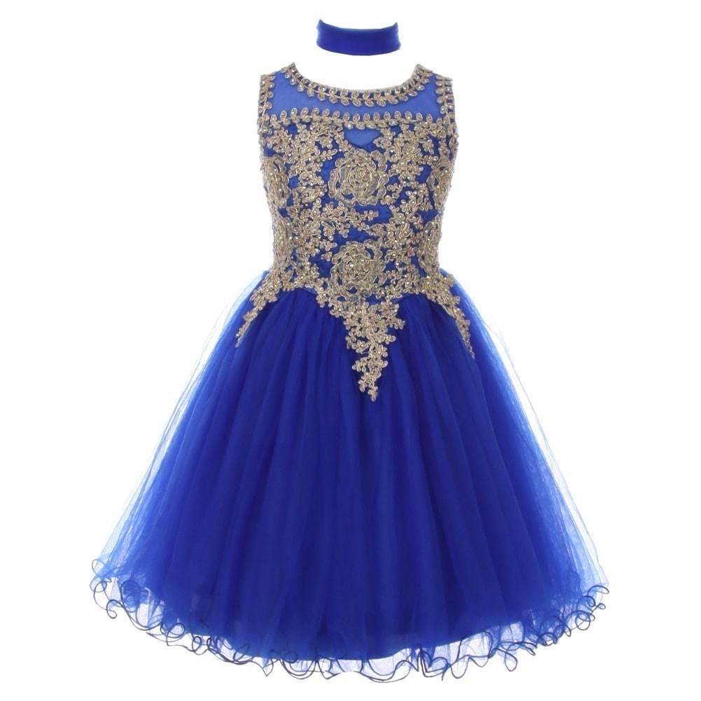 electric blue bridesmaid dress