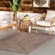 preview thumbnail 36 of 71, Nuloom Wynn Braided Indoor/Outdoor Area Rug 5' x 8' - Dark Blue - Runner