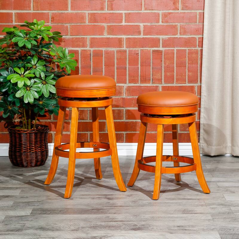 Bar Stool, Saddle Leather Seat