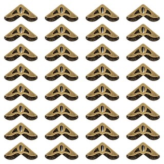 24mm Metal Book Corners, 50pcs Photo Corners Book Corners, Bronze - Bed ...
