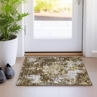 Premium Washable Super Soft Traditional Damask Mayfield Rug