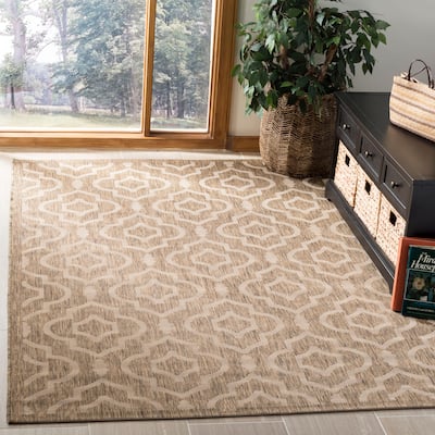 SAFAVIEH Courtyard Rheta Indoor/ Outdoor Waterproof Patio Backyard Rug