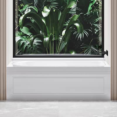 Swiss Madison SM-AB560 Concorde 60" Three Wall Alcove Acrylic Soaking