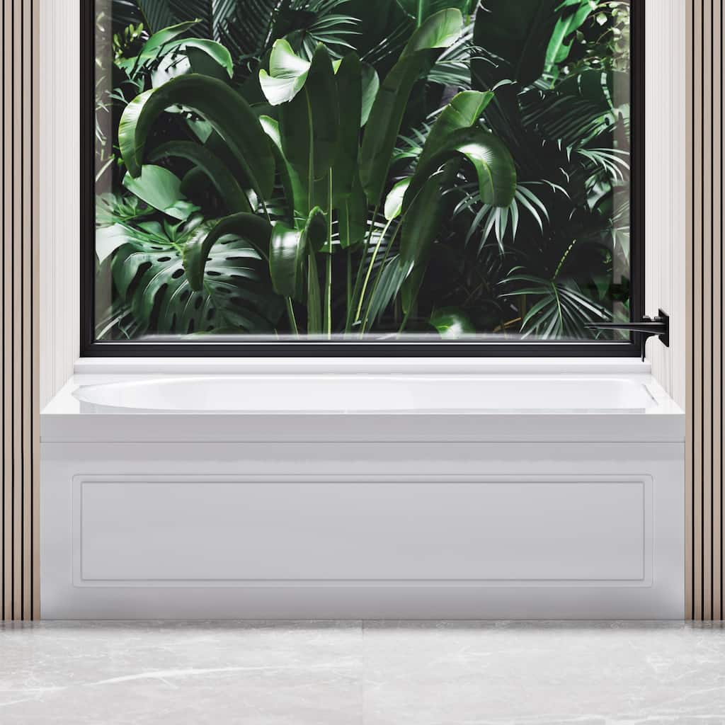 Swiss Madison SM-AB560 Concorde 60" Three Wall Alcove Acrylic Soaking