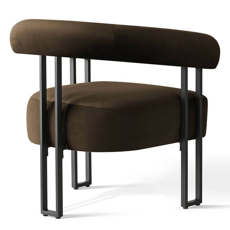 30" Wide Upholstered Velvet Accent Chair