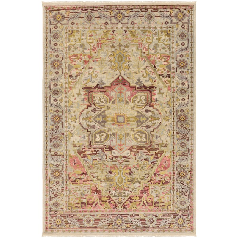 Hand-Knotted Bertilda Wool Area Rug - 10' x 14'